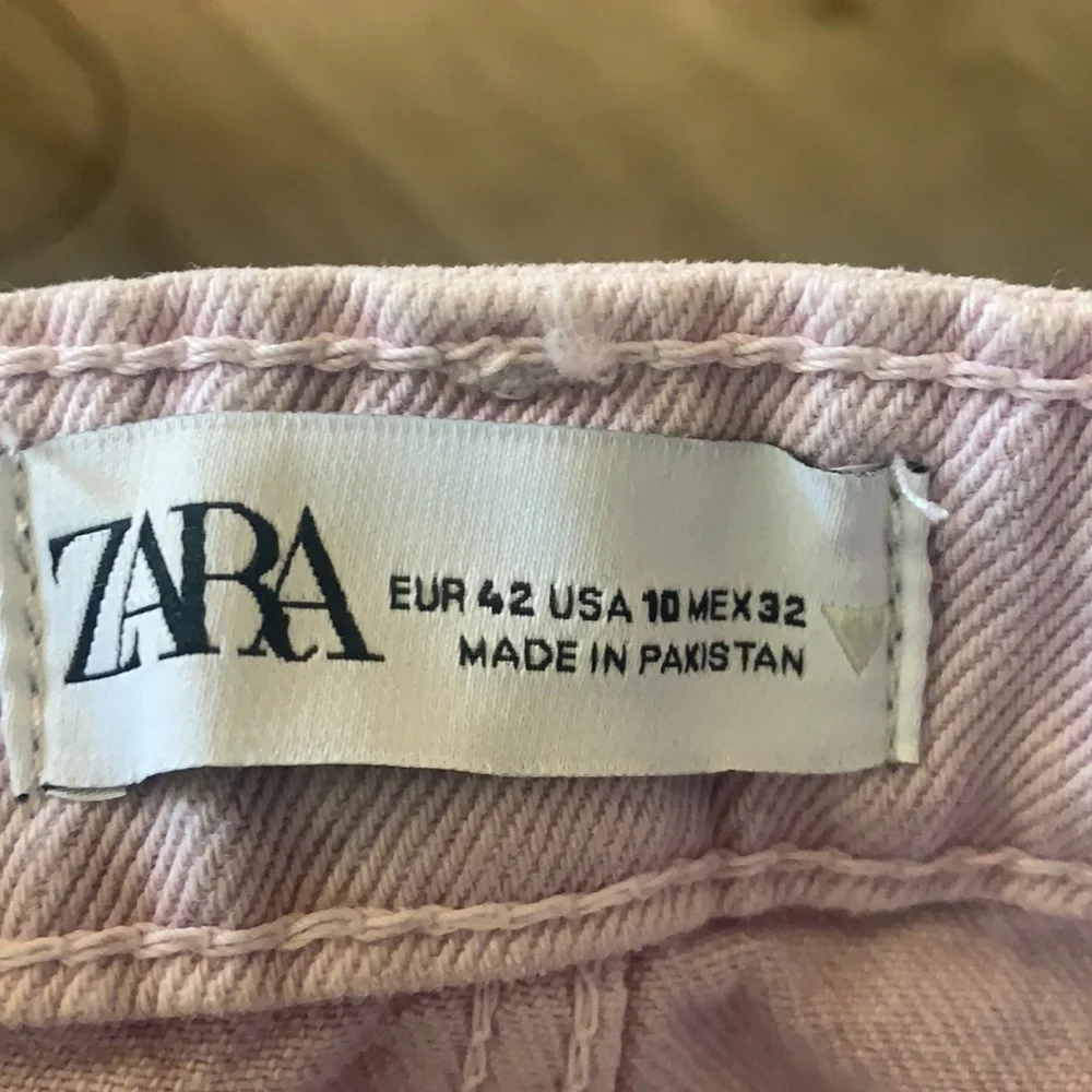 ZARA | High Rise Lavender Denim Jean Shorts | 10 - Picture 5 of 5